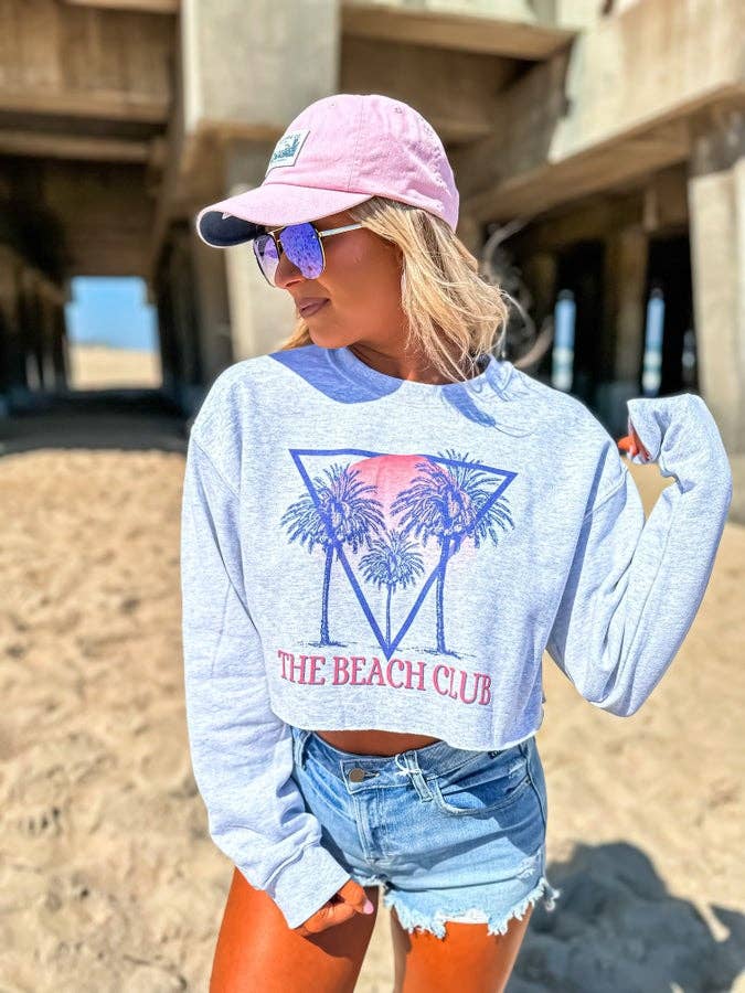 The Beach Club Cropped Crew