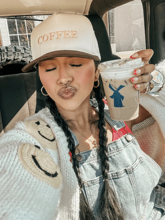 Neutral Coffee Hat