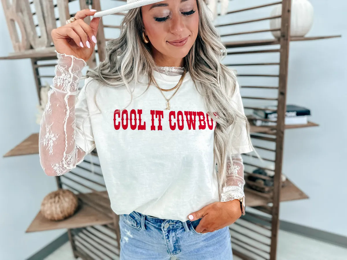 Cool it Cowboy Tee