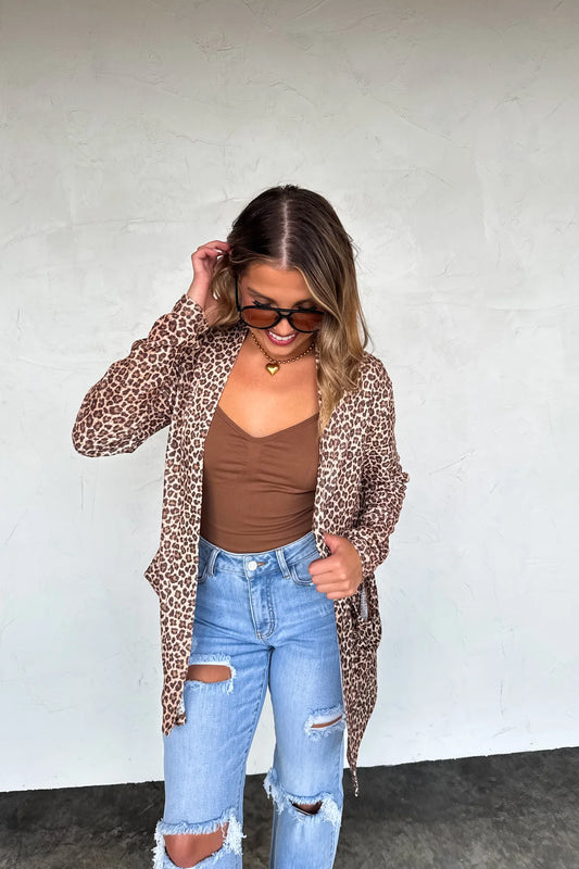 PREORDER Cheetah Cardigan