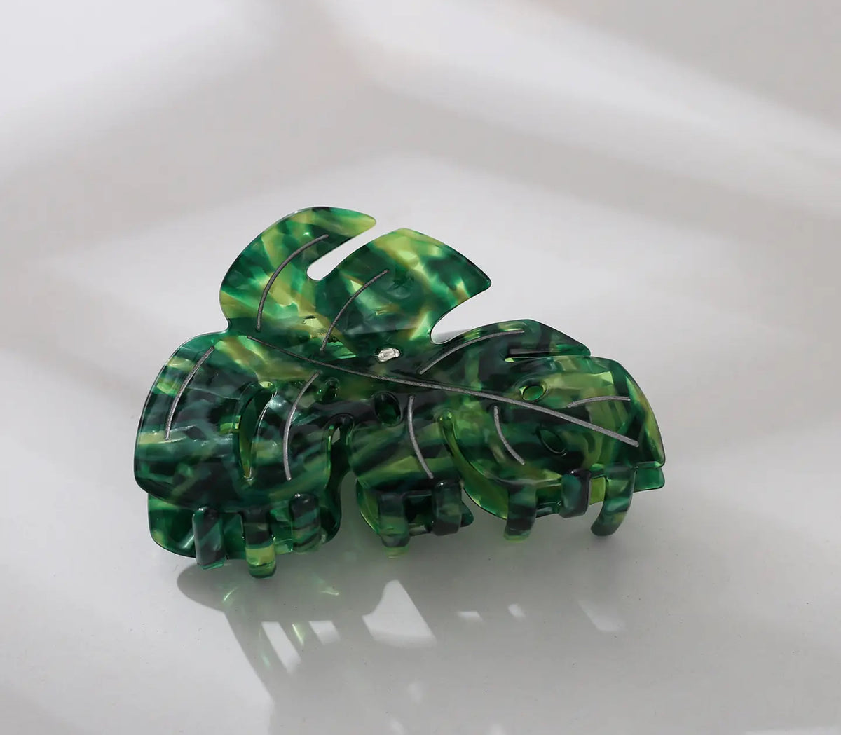 Monstera Leaf Claw Clip