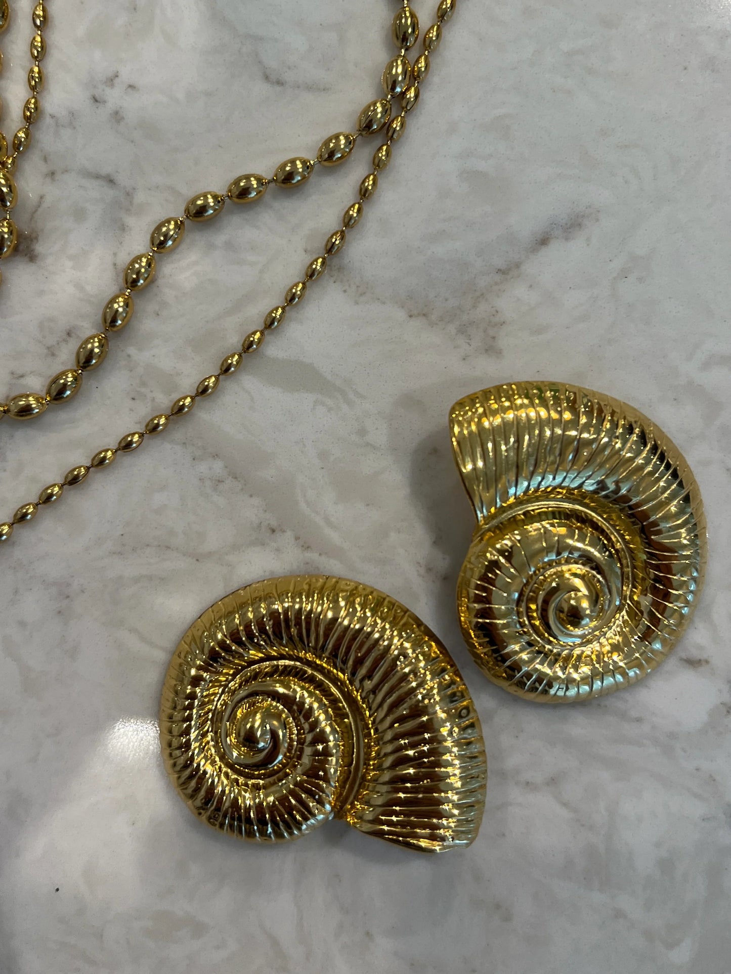 Large Shell Earrings
