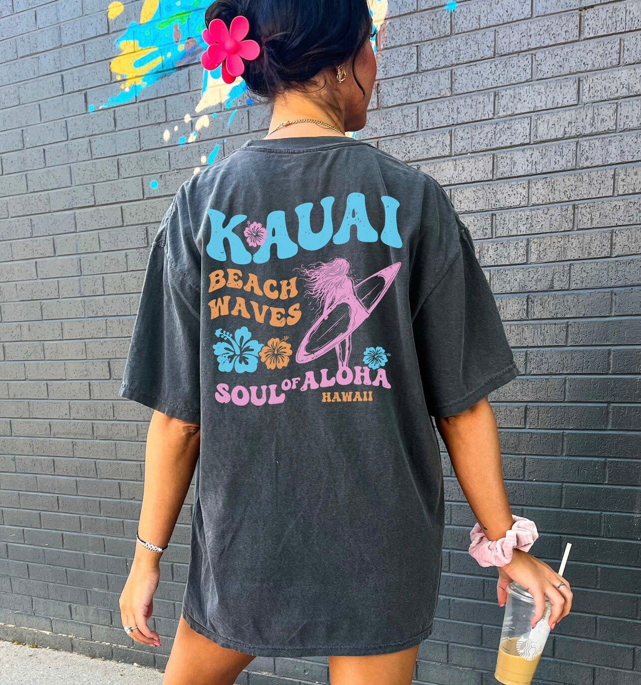 Kauai Beach Waves Tee