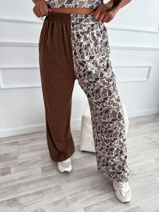 PREORDER Duck Camo Split Pattern Lounge Pants