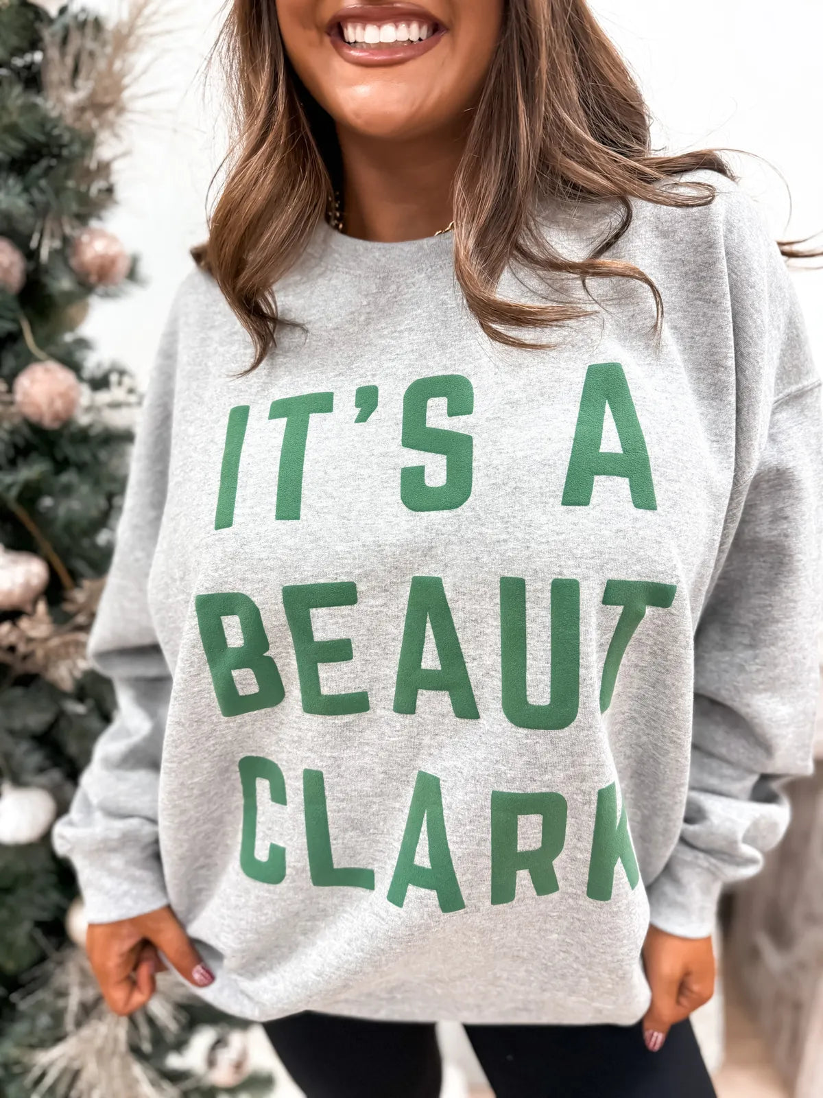 It’s a Beaut Clark Puff Sweatshirts