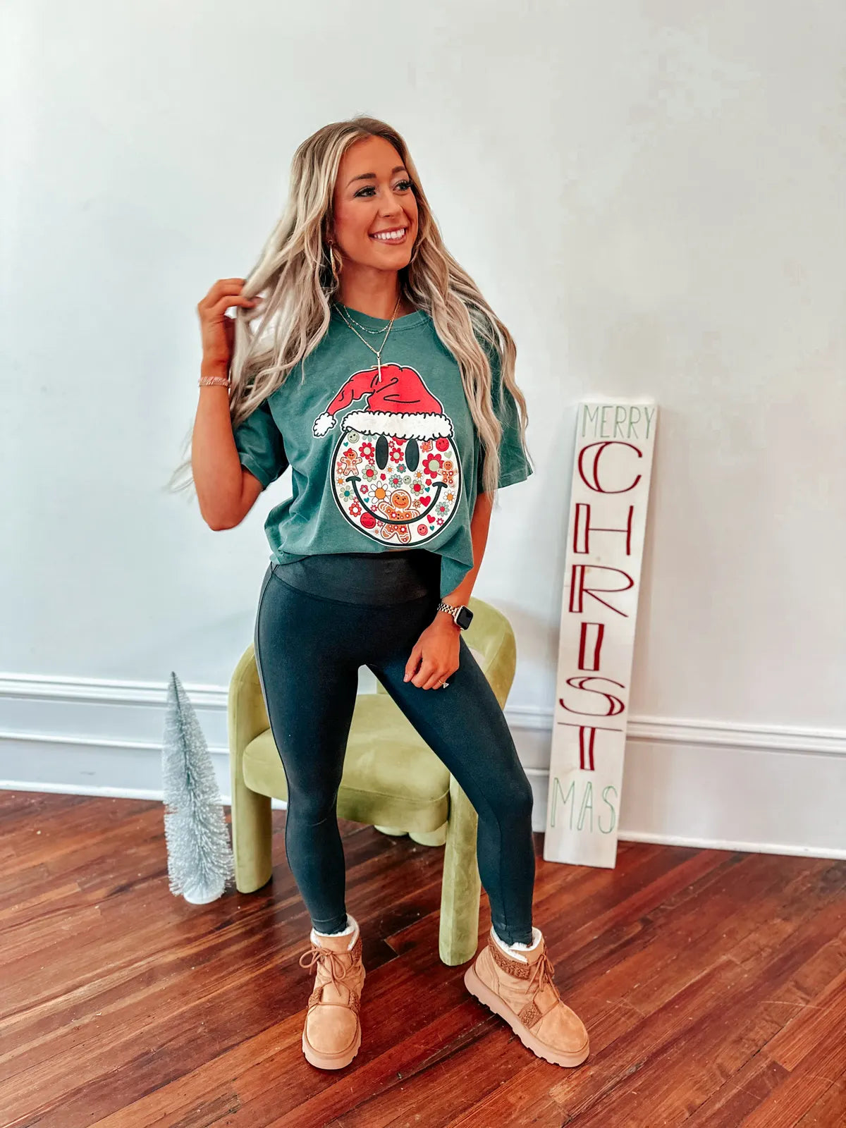 Santa Smiley Tee