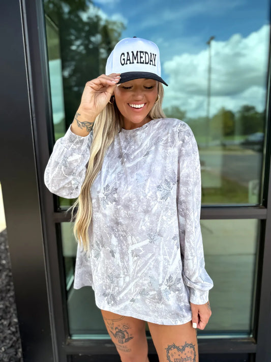 PREORDER Iced Out Camo Long Sleeve Tee