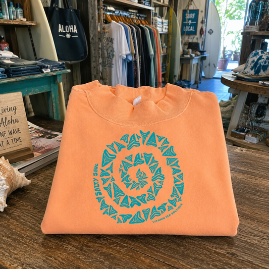 Salty Soul Shark Tooth Tee/Mockneck