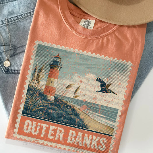 Outer Banks Beach Vintage Tee