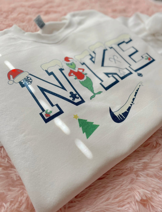 NKE Grinchy Christmas Designs Tee/Sweatshirt