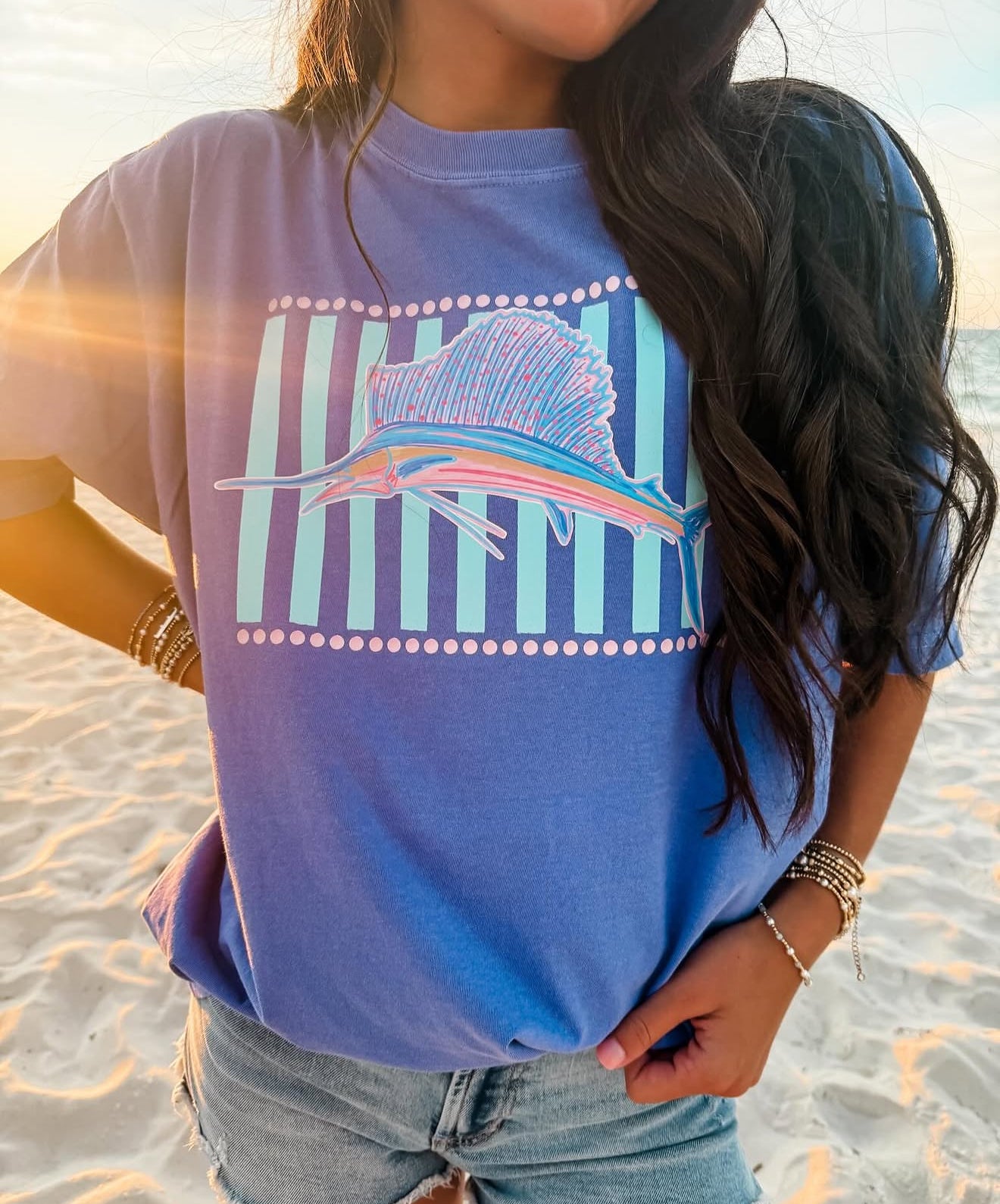 Preppy Sailfish Tee