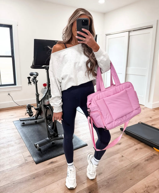 PREORDER Mini Duffle Pink Plumeria