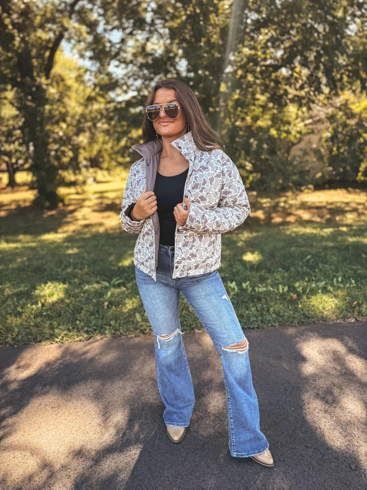 PREORDER Duck Camo Reversible Puffer Jacket