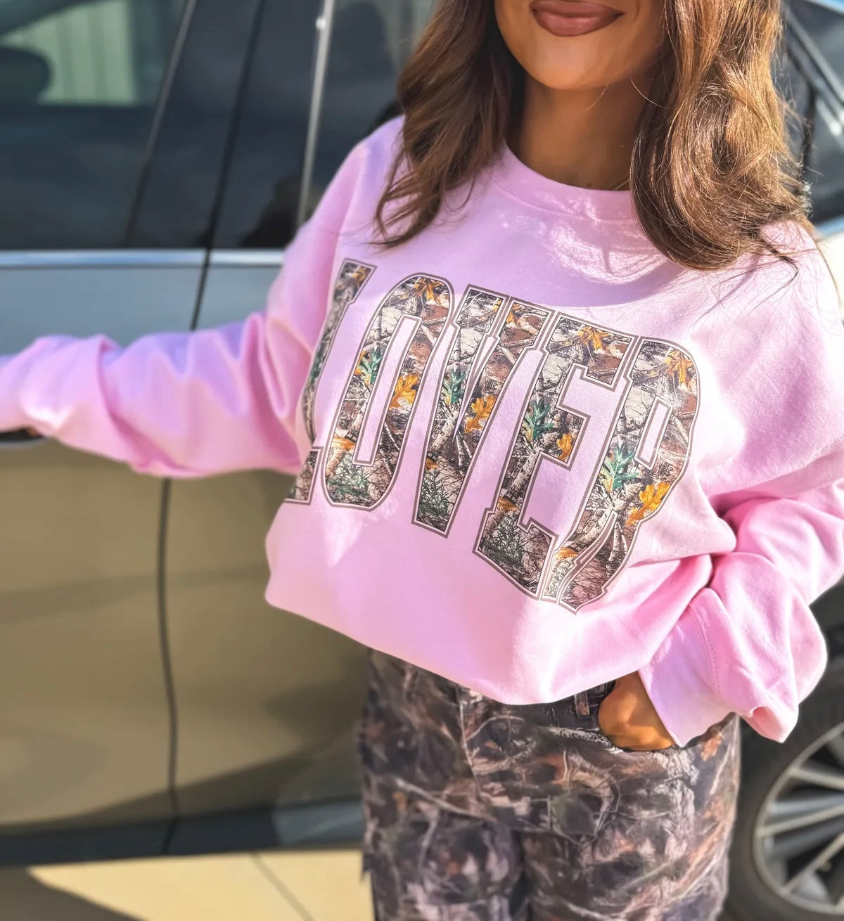 Lover Camo Sweatshirt