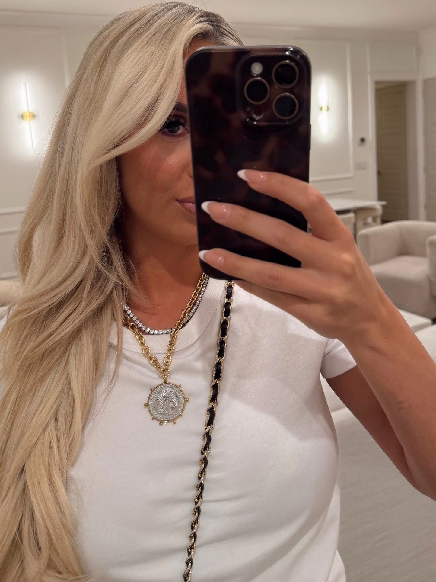 Love Each Other Coin Necklace