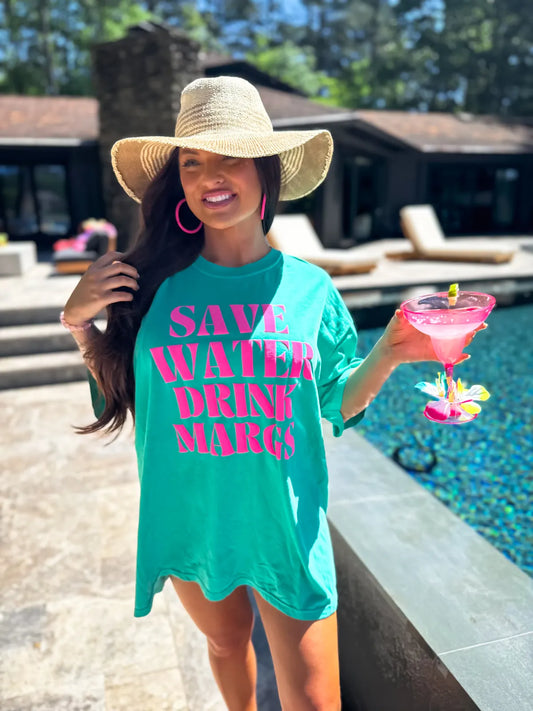 Save Water Drink Margs Island Reef Tee