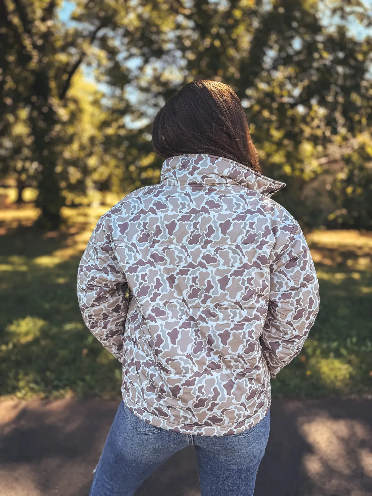 PREORDER Duck Camo Reversible Puffer Jacket
