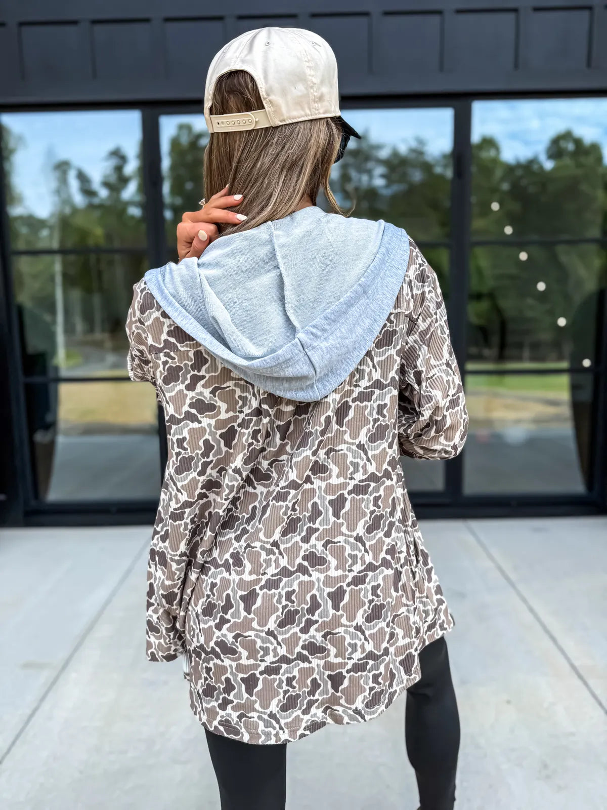 PREORDER Ribbed Shacket Duck Camo