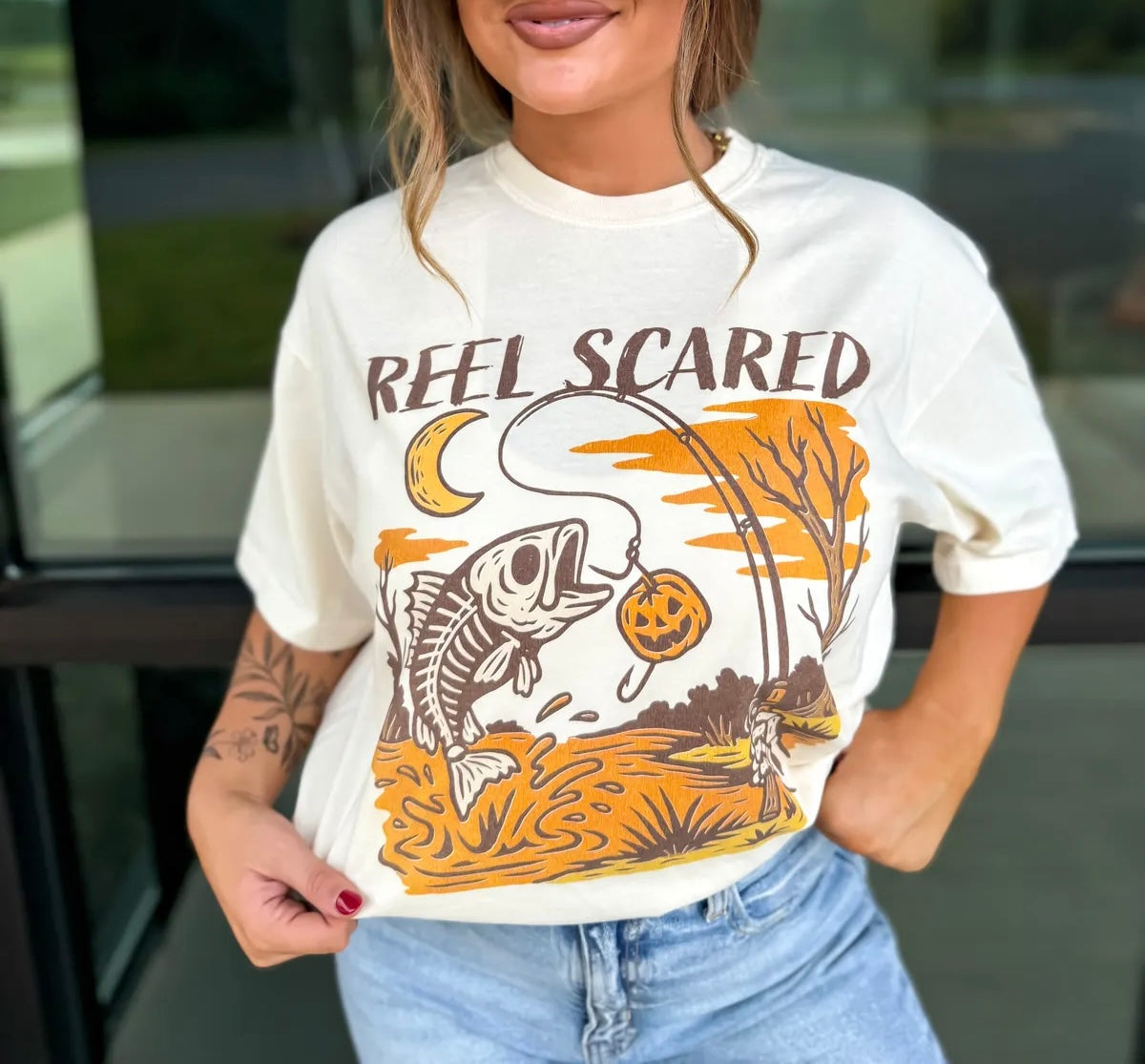 Reel Scared Tee