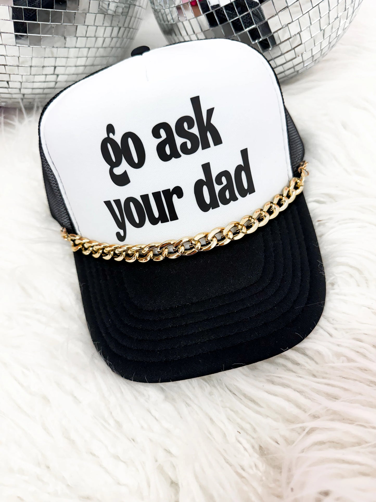 Go Ask Your Dad Trucker Hats