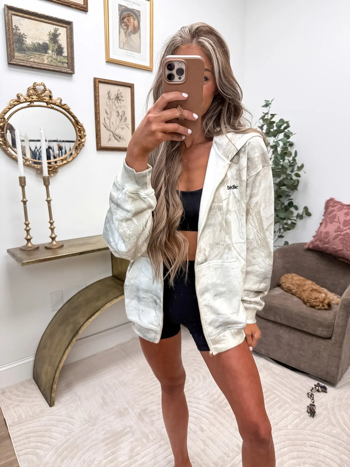 Preorder Pearl Camo Zip Up Jacket