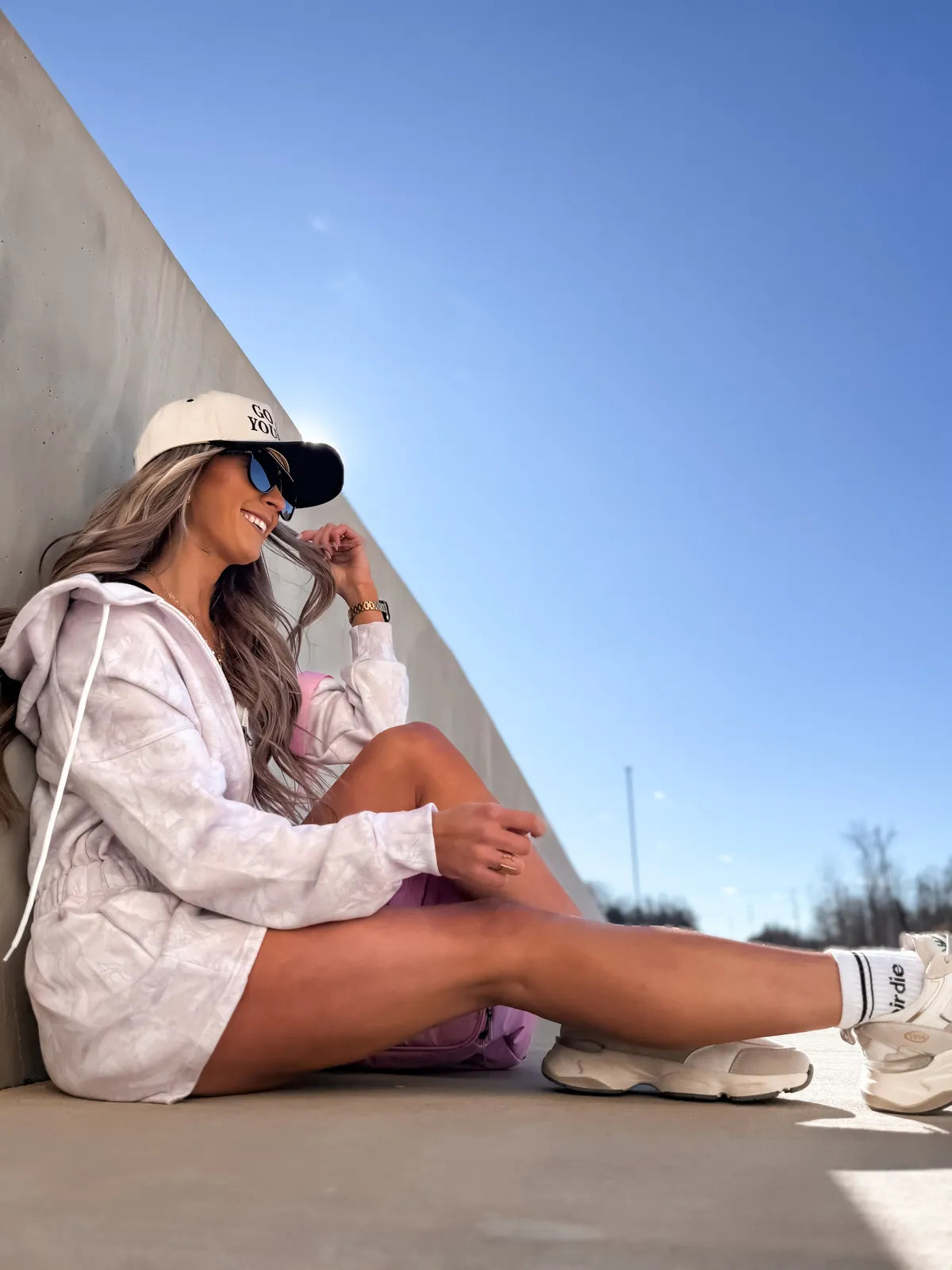 Cream Camo Cozy Hooded Romper