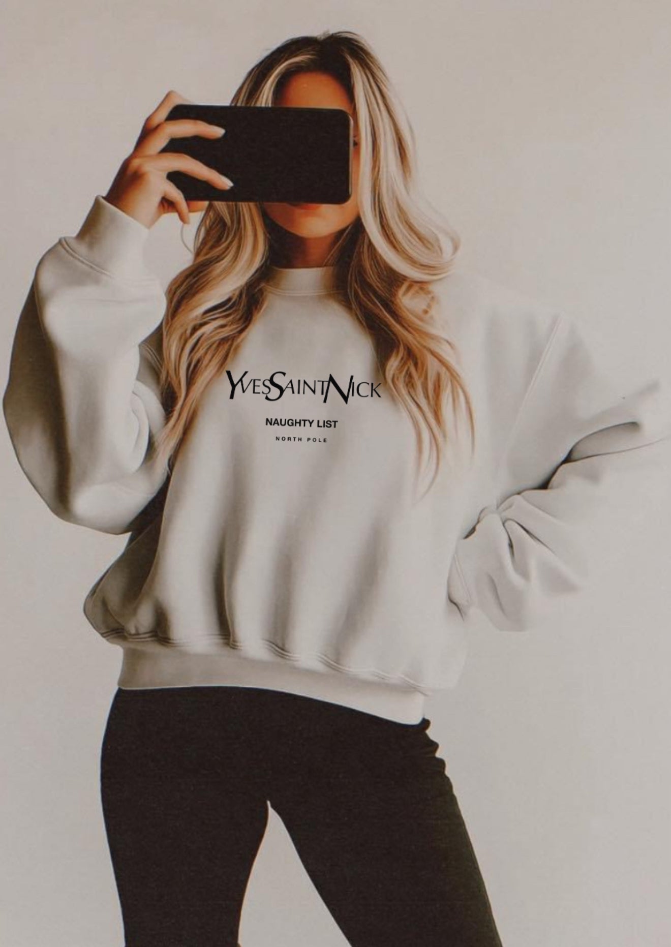 Preppy St. Nick Tee/Sweatshirt