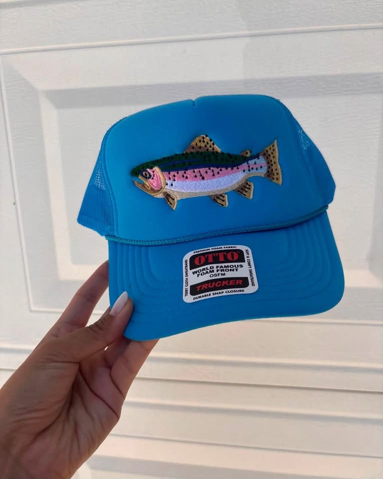 Fish Embroidered Hat