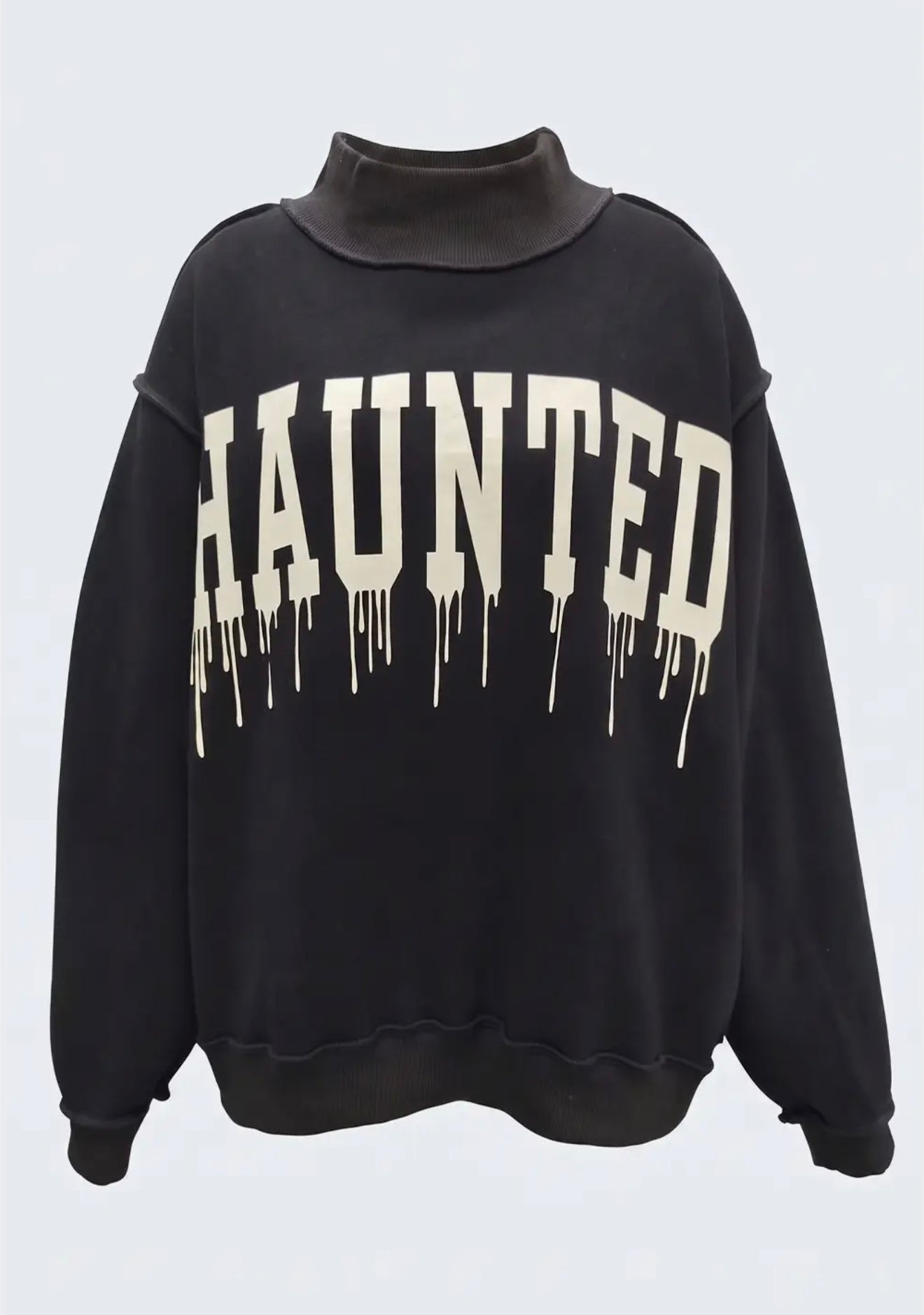 Spooky/Haunted Reversible Mockneck Sweatshirt