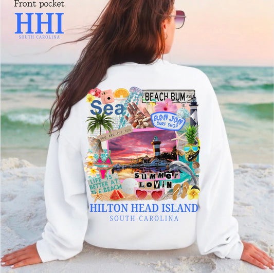 Hilton Head Island Collage Tee/Sweatshirt