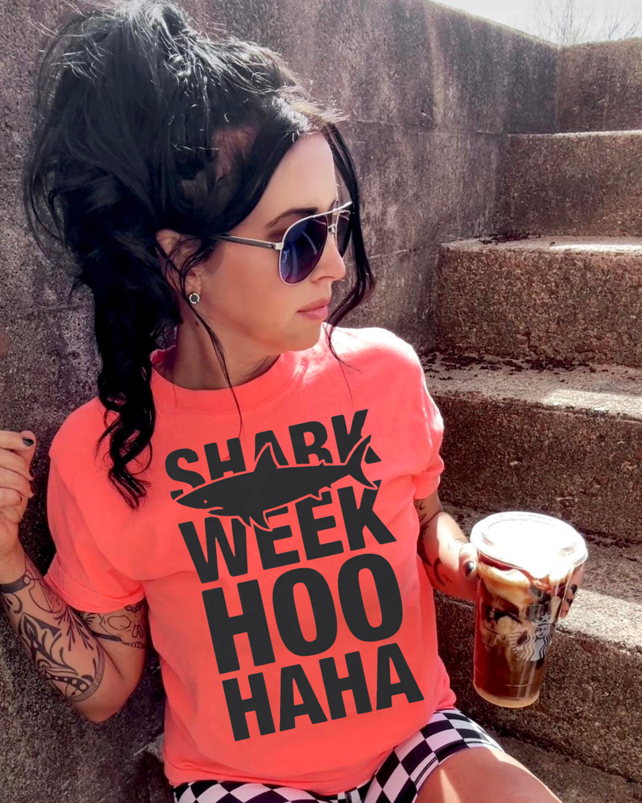 Shark Week Hoo Ha Ha Tees