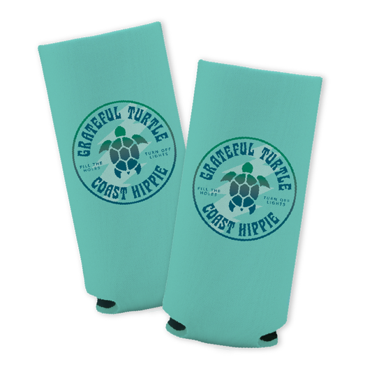Grateful Turtle Koozie
