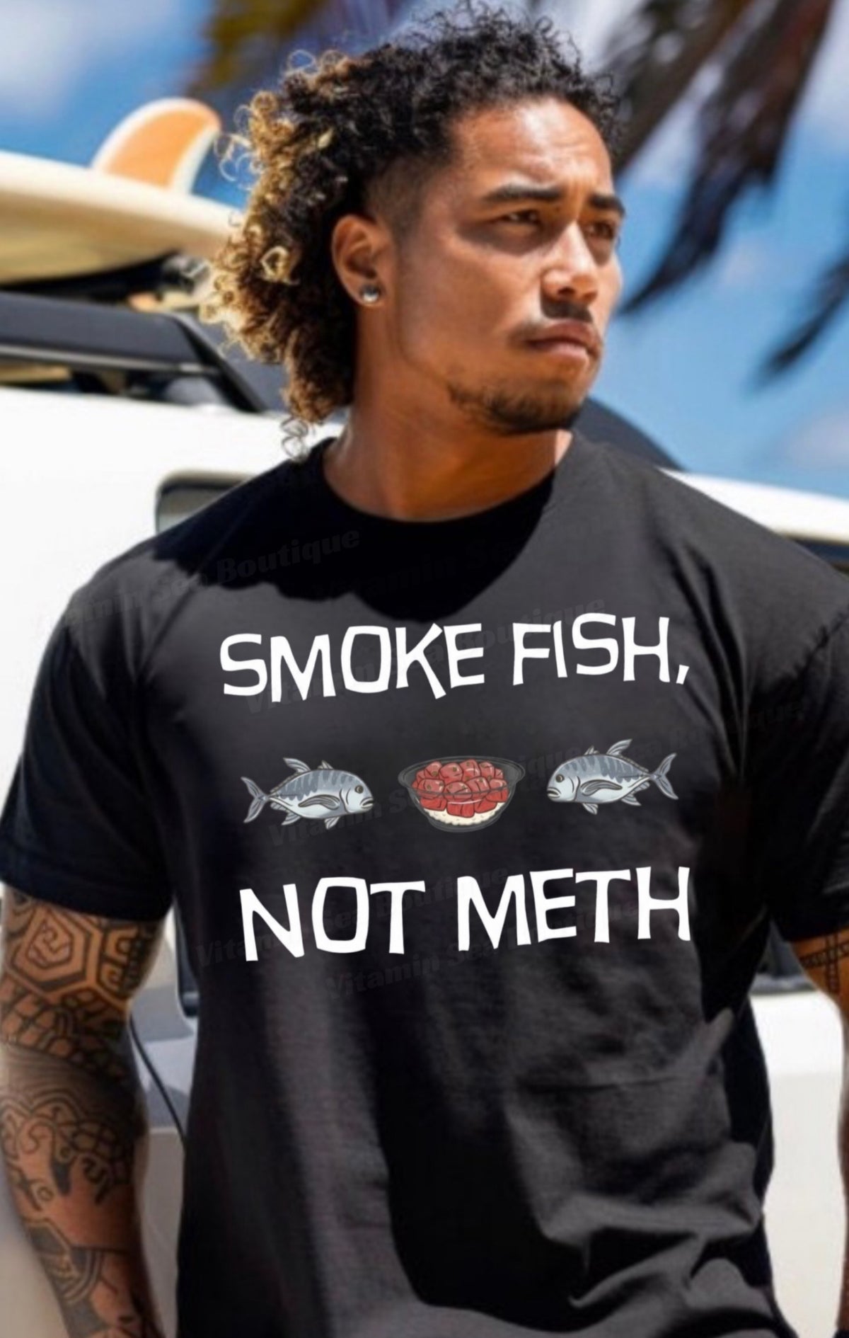 Smoke Fish Not Meth Tee