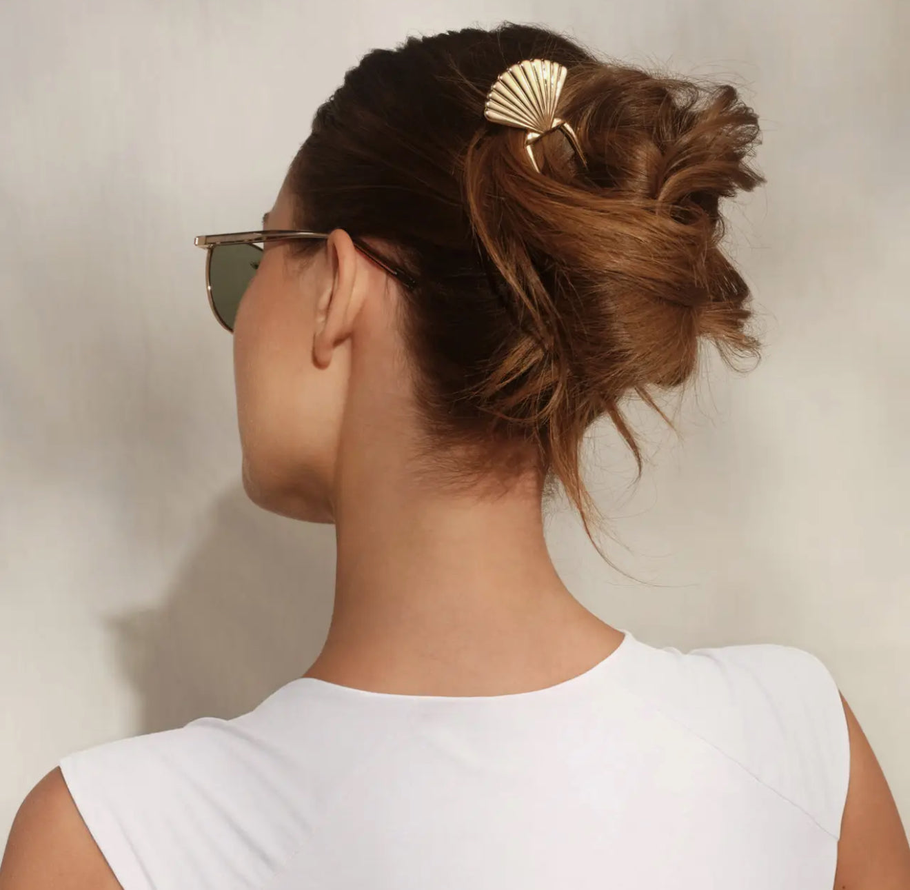 Clamshell Metal French Hairpin