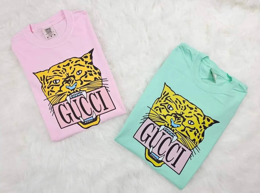 Preppy Pastel Tiger Tees