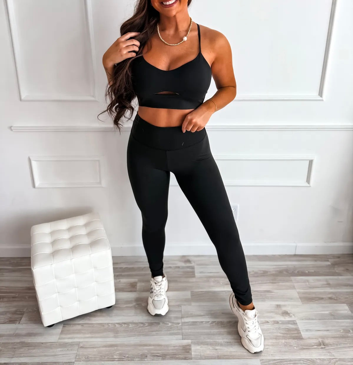 PREORDER Lift & Lock Black Bra Legging Set