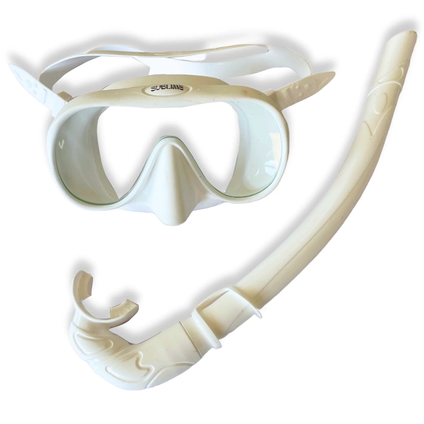 White Snorkel Set