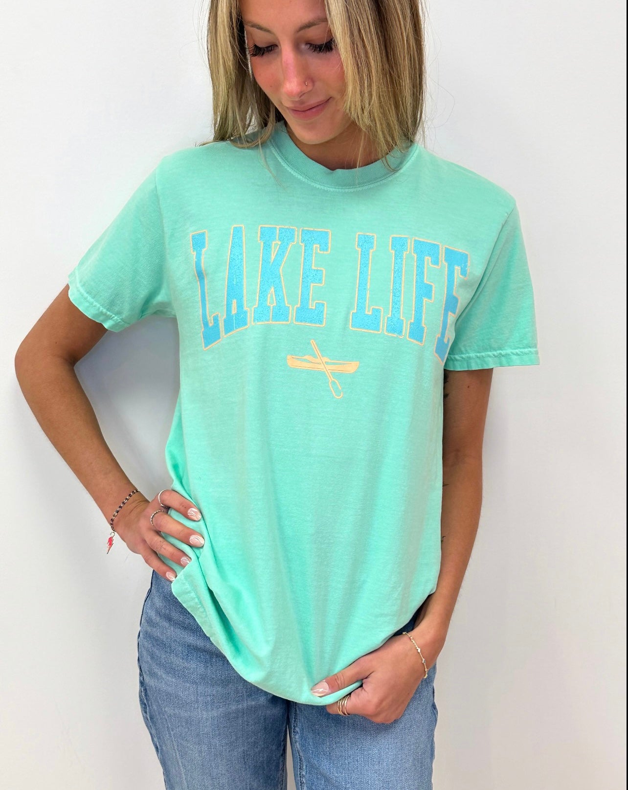 LAKE LIFE TEE (Mint)