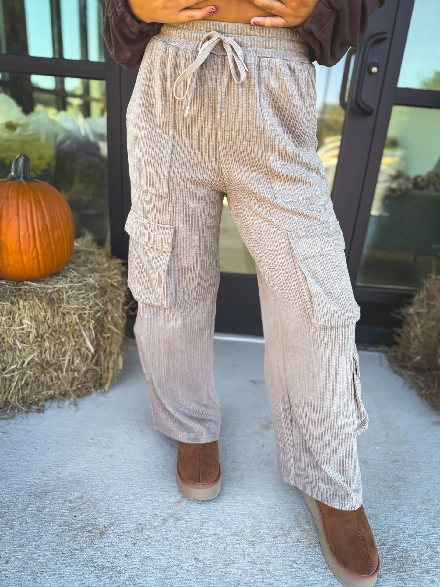 PREORDER Caramel Cargo Lounge Pants
