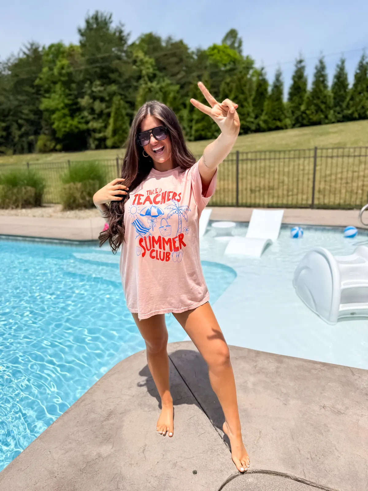 Tired Teachers Summer Club Tee