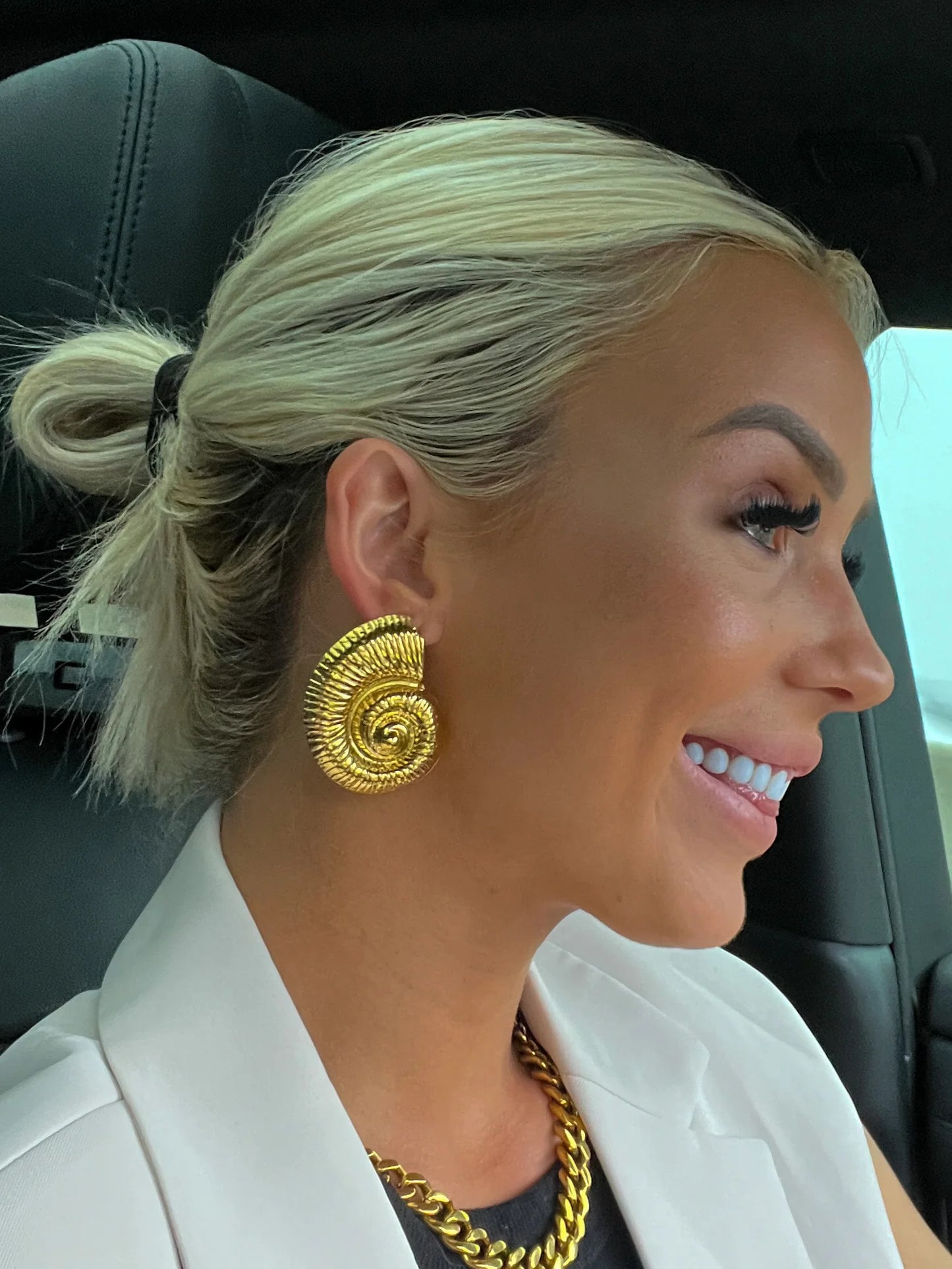 Large Shell Earrings