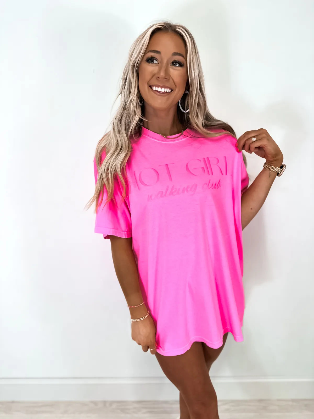 Hot Girl Walking Club Neon Tank/Tee