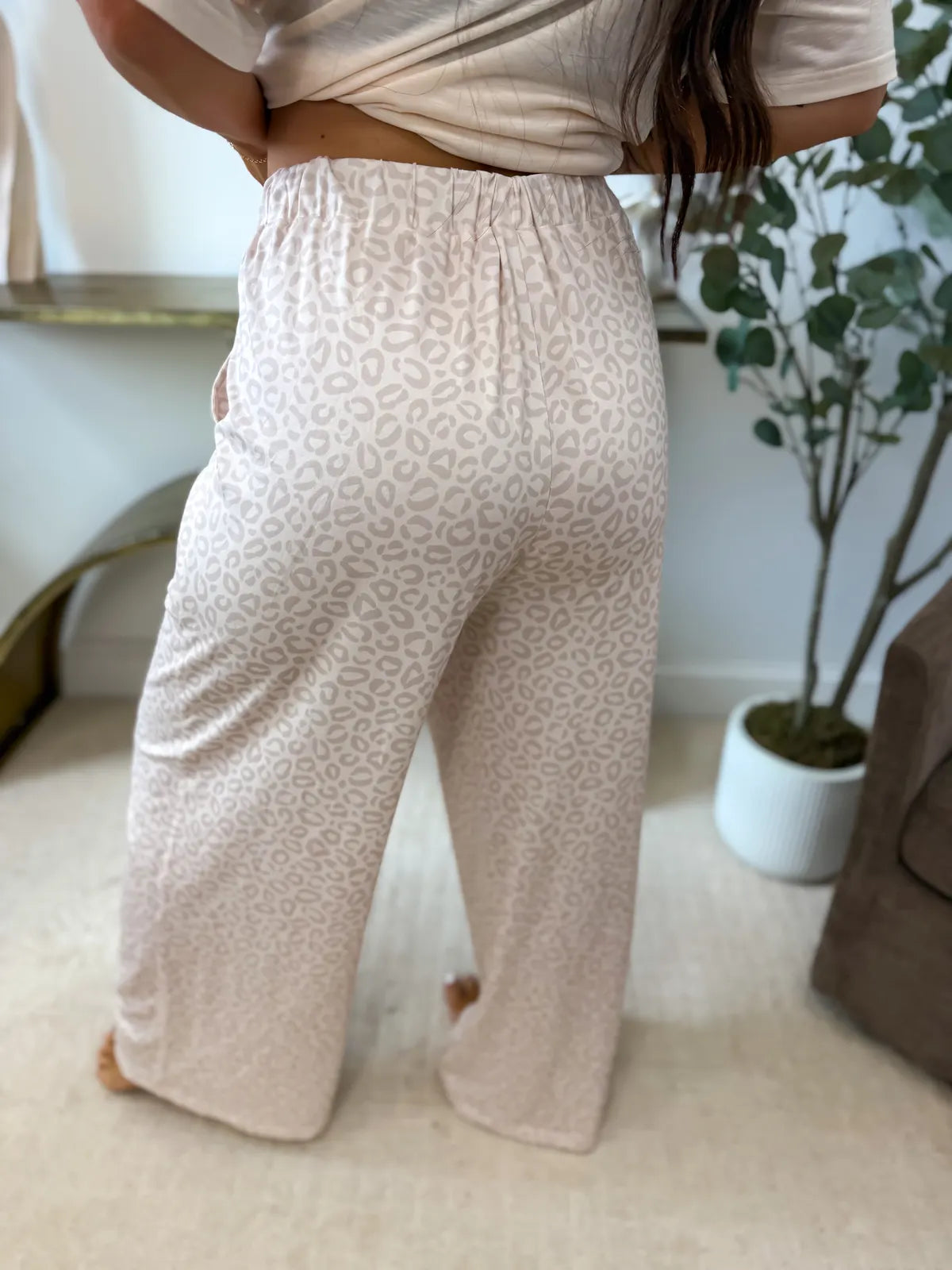 PREORDER Honey Leopard Stretchy Lounge Pants