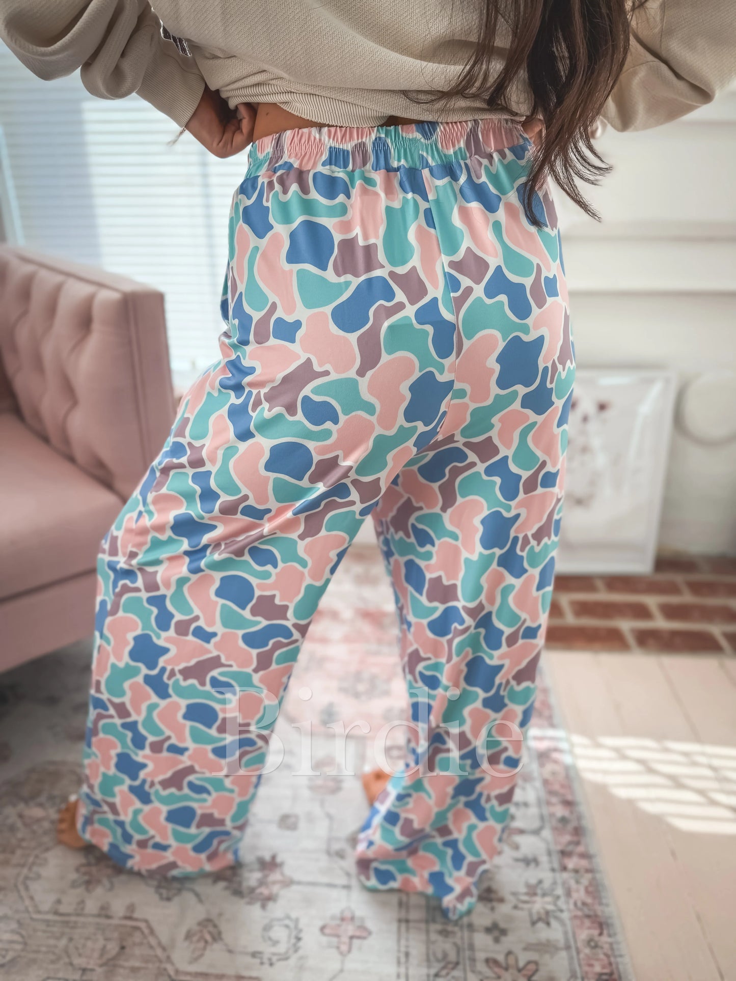 Pastel Camo Stretchy Lounge Pants