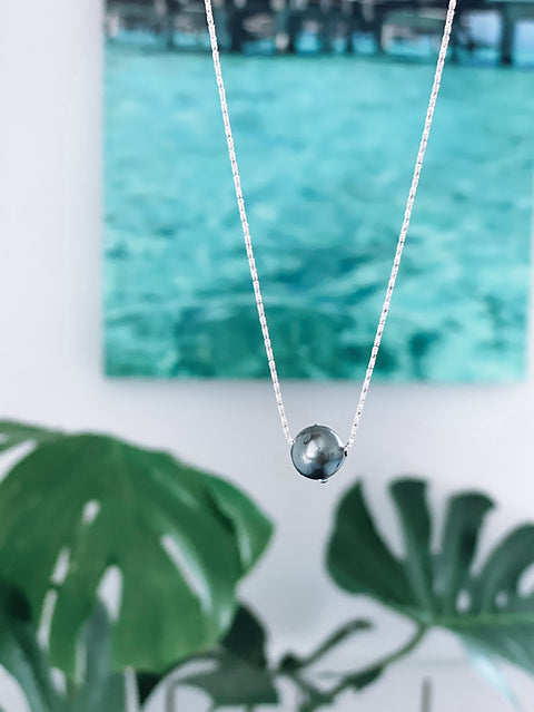 Tahitian Pearl Floating Necklace