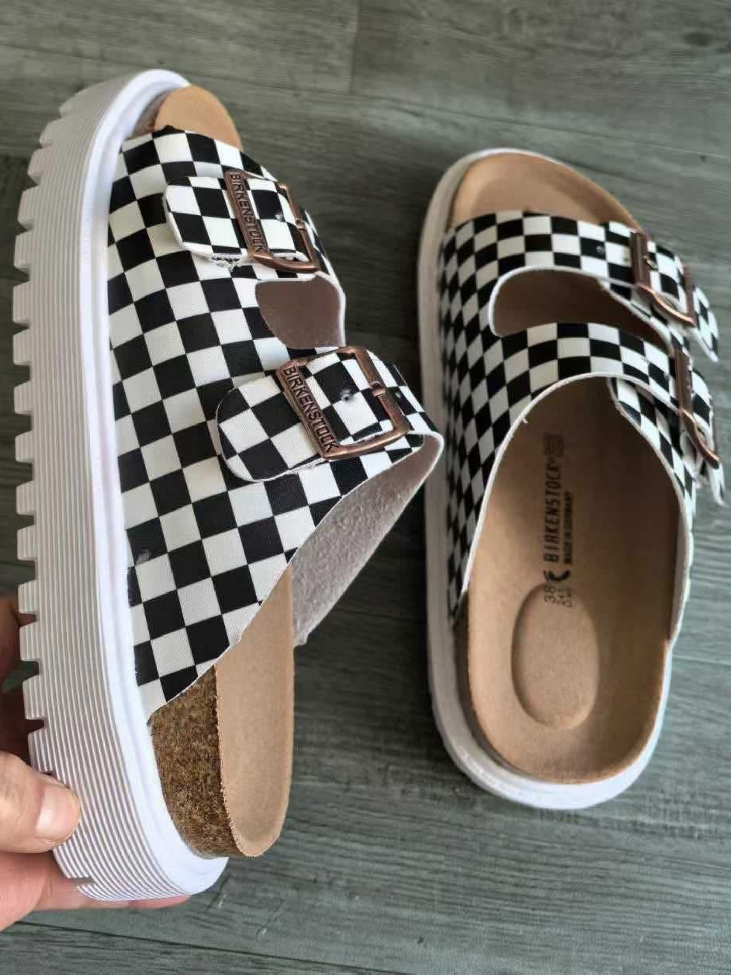PREORDER Checkered Slides