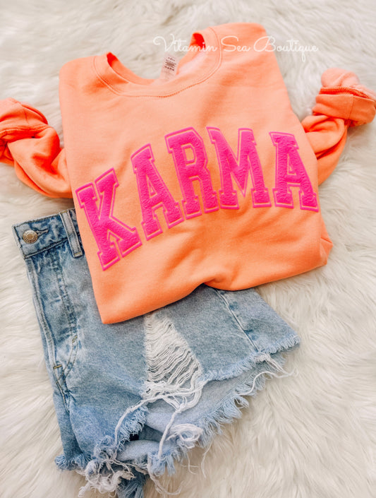 Karma Puff Sweatshirt