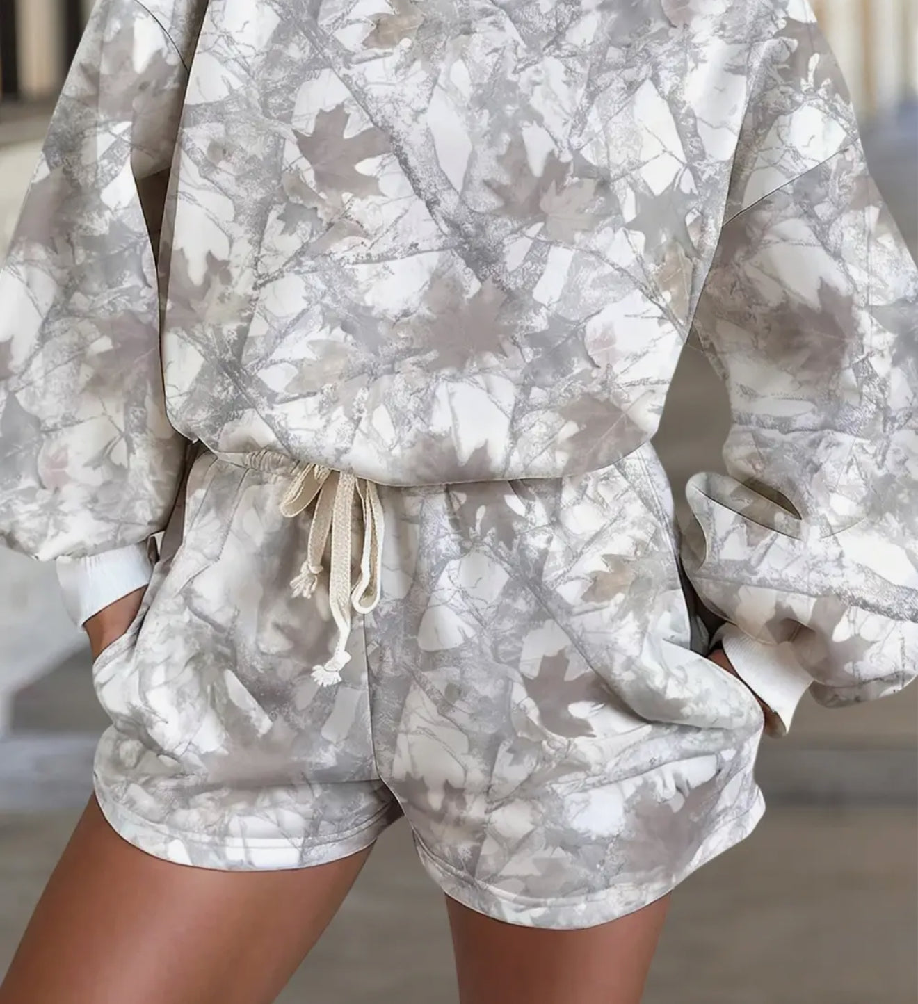 Cozy Light Camo Shorts