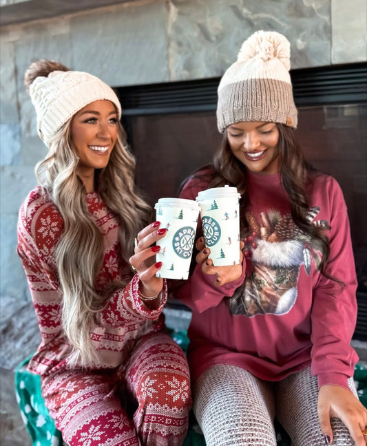 Camo Crimson Stocking Long Sleeve