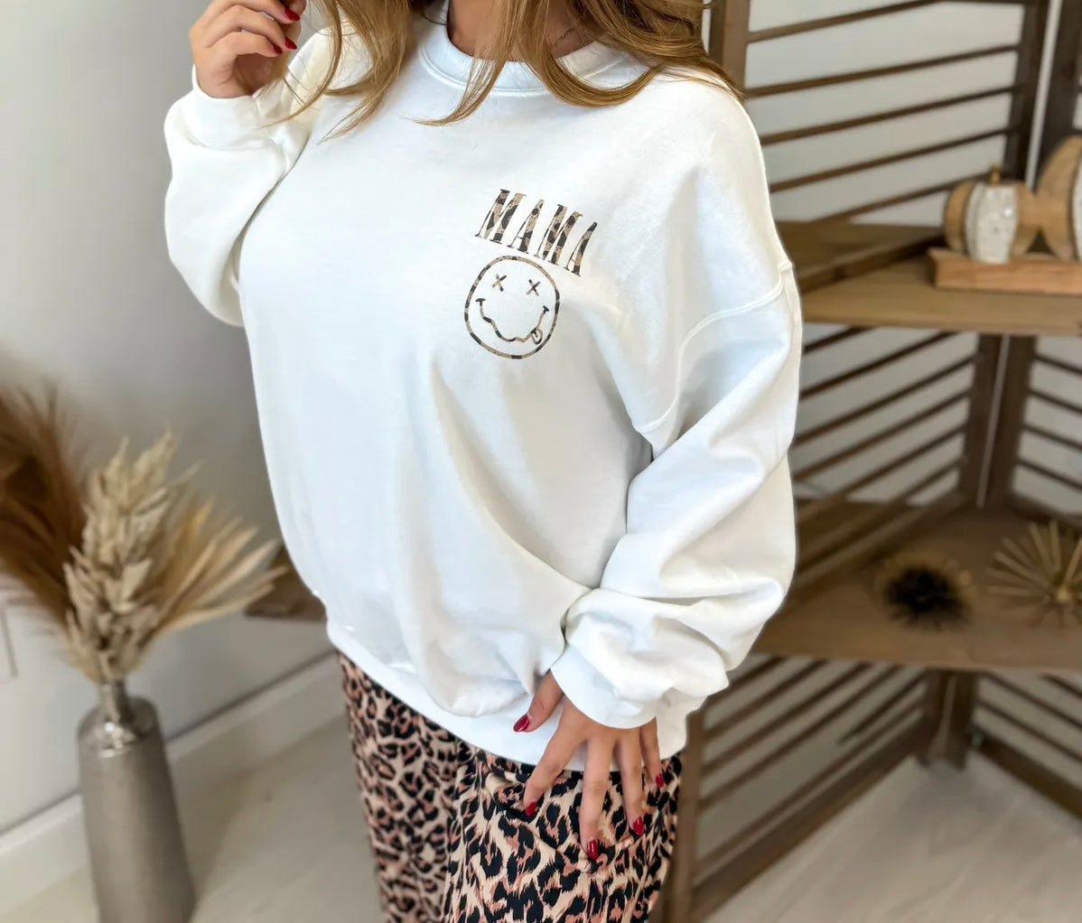 Mama Leopard Smiley Crew
